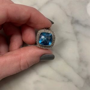 David Yurman Albion Topaz and Diamond Ring
